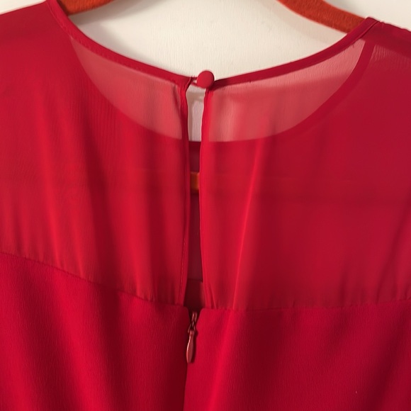 ✨NWOT✨ MARC NEW YORK ANDREW MARC Red Midi Dress - Picture 3 of 6